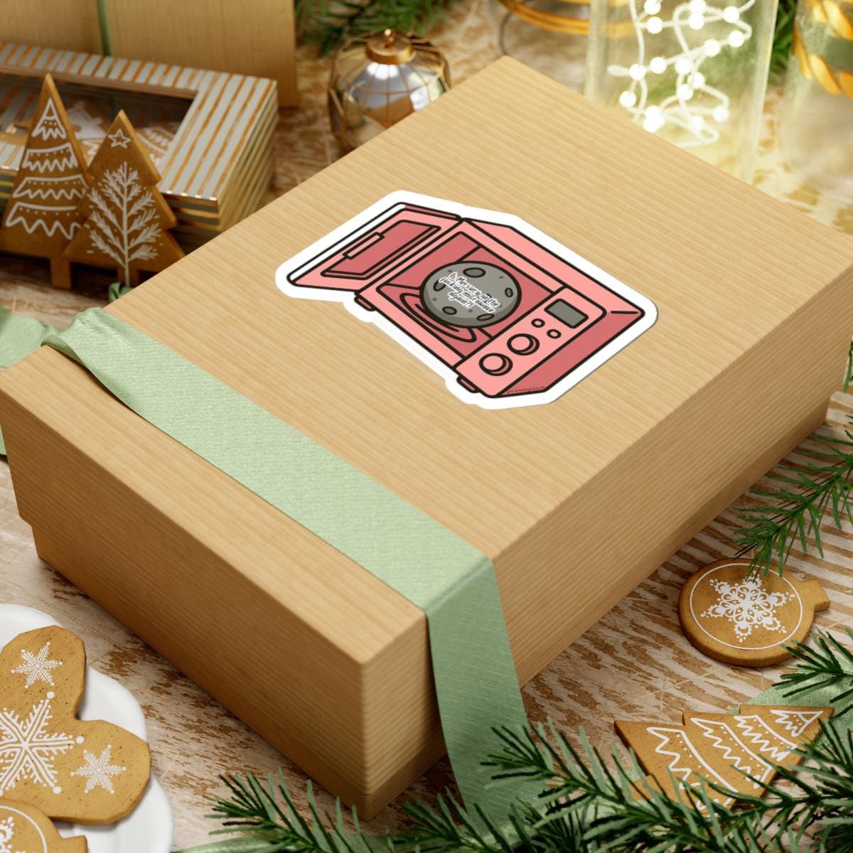 Retro Pink Microwave Mercury in Retrograde Sticker | Astrology Humor